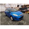 Image 9 : PARKSVILLE - 2013 FORD FIESTA, BLUE, 180992 KMS, FRONT WHEEL DRIVE. - J141679