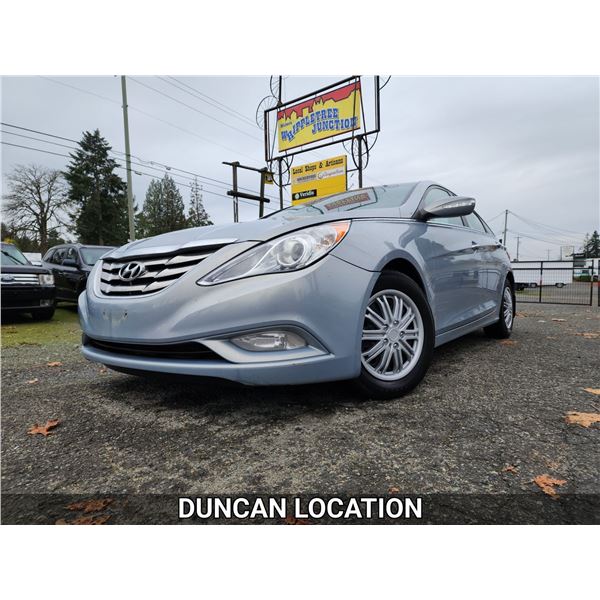 DUNCAN - 2011 HYUNDAI SONATA, GRAY, 218007 KMS, FRONT WHEEL DRIVE. - J032350