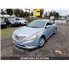 Image 2 : DUNCAN - 2011 HYUNDAI SONATA, GRAY, 218007 KMS, FRONT WHEEL DRIVE. - J032350