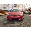 Image 5 : PARKSVILLE - 2012 HYUNDAI ELANTRA, RED, 265245 KMS, FRONT WHEEL DRIVE. - D084303