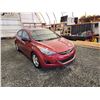 Image 9 : PARKSVILLE - 2012 HYUNDAI ELANTRA, RED, 265245 KMS, FRONT WHEEL DRIVE. - D084303