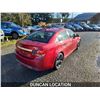 Image 10 : DUNCAN - 2011 CHEVROLET CRUZE, RED, 168611 KMS, FRONT WHEEL DRIVE. - J273024