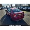 Image 14 : DUNCAN - 2011 CHEVROLET CRUZE, RED, 168611 KMS, FRONT WHEEL DRIVE. - J273024