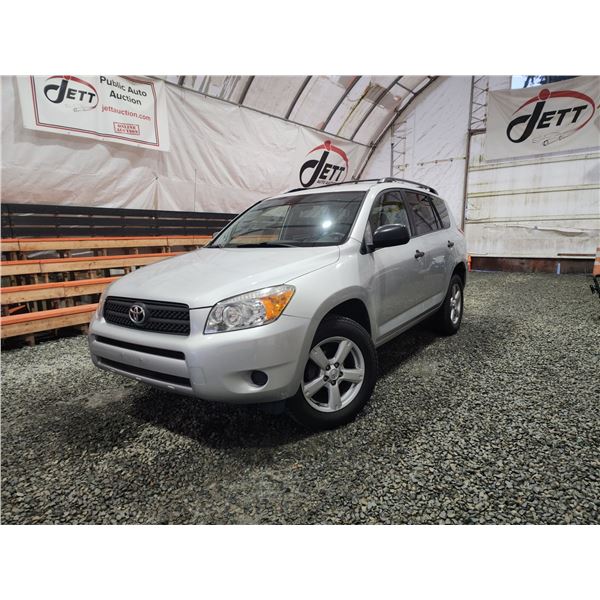 PARKSVILLE - 2008 TOYOTA RAV4, SILVER, 143454 MILES, FOUR WHEEL DRIVE. - D130718
