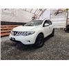 Image 1 : PARKSVILLE - 2009 NISSAN MURANO, WHITE, 145664 MILES KMS, ALL WHEEL DRIVE. - B106250