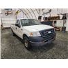 Image 9 : PARKSVILLE - 2007 FORD F150, WHITE, 238655 KMS, REAR WHEEL DRIVE. - BA29250