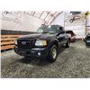 Image 2 : PARKSVILLE - 2011 FORD RANGER, BLACK, 225483 KMS, REAR WHEEL DRIVE. - BA00388