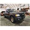 Image 8 : PARKSVILLE - 2011 FORD RANGER, BLACK, 225483 KMS, REAR WHEEL DRIVE. - BA00388