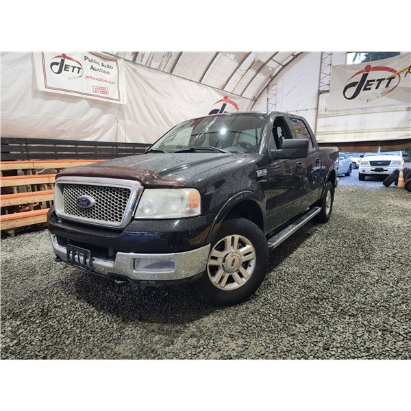 PARKSVILLE - 2004 FORD F150, BLACK, 320693 KMS, 4X4. - DB82022