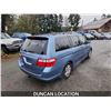Image 10 : DUNCAN - 2006 HONDA ODYSSEY, BLUE, 233035 KMS, FRONT WHEEL DRIVE. - D508112