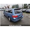 Image 14 : DUNCAN - 2006 HONDA ODYSSEY, BLUE, 233035 KMS, FRONT WHEEL DRIVE. - D508112