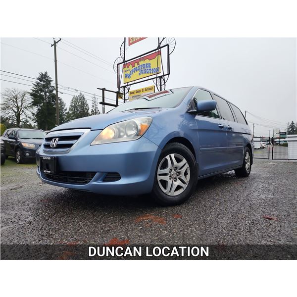 DUNCAN - 2006 HONDA ODYSSEY, BLUE, 233035 KMS, FRONT WHEEL DRIVE. - D508112