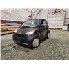 Image 1 : PARKSVILLE - 2009 SMART FORTWO, BLACK, 107051 KMS, REAR WHEEL DRIVE. - D252406