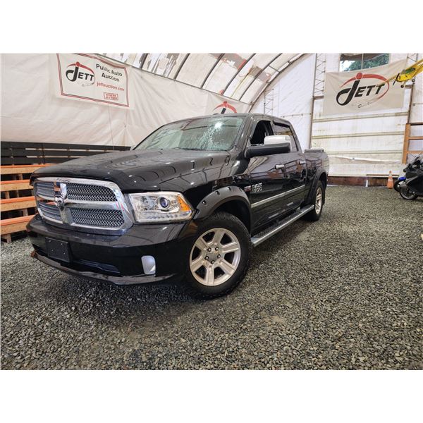 PARKSVILLE - 2014 DODGE LONGHORN 1500, BLACK, 188067 KMS, 4X4. - D397330