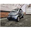 Image 2 : PARKSVILLE - 2006 SMART FORTWO, GREY, 174320 KMS, REAR WHEEL DRIVE. - D234212
