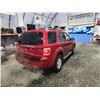 Image 15 : PARKSVILLE - 2008 FORD ESCAPE, RED, 300656 KMS, FRONT WHEEL DRIVE. - DB11634