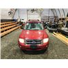 Image 7 : PARKSVILLE - 2008 FORD ESCAPE, RED, 300656 KMS, FRONT WHEEL DRIVE. - DB11634
