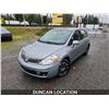 Image 2 : DUNCAN - 2007 NISSAN VERSA, GREY, 247313 KMS, "NO RESERVE" - J416047