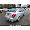 Image 10 : DUNCAN - 2012 CHEVROLET SONIC, SILVER, 100613 KMS, FRONT WHEEL DRIVE. - J121383