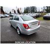 Image 14 : DUNCAN - 2012 CHEVROLET SONIC, SILVER, 100613 KMS, FRONT WHEEL DRIVE. - J121383