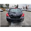 Image 11 : DUNCAN - 2011 NISSAN VERSA, BLACK, 203110 KMS, FRONT WHEEL DRIVE. - J373674