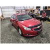 Image 10 : PARKSVILLE - 2011 CHEVY CRUZE, RED, 251128 KMS, FRONT WHEEL DRIVE. - B170703