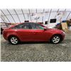 Image 11 : PARKSVILLE - 2011 CHEVY CRUZE, RED, 251128 KMS, FRONT WHEEL DRIVE. - B170703