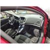 Image 37 : PARKSVILLE - 2011 CHEVY CRUZE, RED, 251128 KMS, FRONT WHEEL DRIVE. - B170703