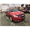 Image 9 : PARKSVILLE - 2011 CHEVY CRUZE, RED, 251128 KMS, FRONT WHEEL DRIVE. - B170703