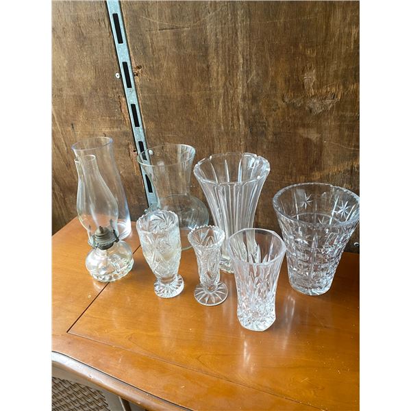 606 -- LEAD CRYSTAL STYLE VASES