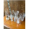Image 1 : 606 -- LEAD CRYSTAL STYLE VASES