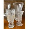 Image 3 : 606 -- LEAD CRYSTAL STYLE VASES