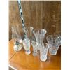 Image 7 : 606 -- LEAD CRYSTAL STYLE VASES