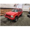 Image 4 : PARKSVILLE - 1994 JEEP CHEROKE, RED, 216483 KMS, FOUR WHEEL DRIVE. - B344170