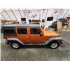 Image 13 : PARKSVILLE - 2011 JEEP WRANGLER UNLIMITED, ORANGE, 354095 KMS, 4X4. - J614050