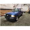 Image 3 : PARKSVILLE - 2008 FORD RANGER, BLUE, 295528 KMS, REAR WHEEL DRIVE. - BA55280