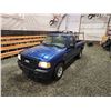 Image 4 : PARKSVILLE - 2008 FORD RANGER, BLUE, 295528 KMS, REAR WHEEL DRIVE. - BA55280
