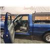 Image 53 : PARKSVILLE - 2008 FORD RANGER, BLUE, 295528 KMS, REAR WHEEL DRIVE. - BA55280