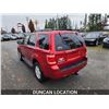 Image 14 : DUNCAN - 2008 FORD ESCAPE, RED, 294975 KMS, 4X4. - DA41178