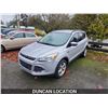 Image 2 : DUNCAN - 2015 FORD ESCAPE, SILVER, 183430 KMS, ALL WHEEL DRIVE. - DB83129
