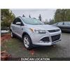 Image 5 : DUNCAN - 2015 FORD ESCAPE, SILVER, 183430 KMS, ALL WHEEL DRIVE. - DB83129