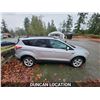 Image 8 : DUNCAN - 2015 FORD ESCAPE, SILVER, 183430 KMS, ALL WHEEL DRIVE. - DB83129
