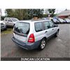 Image 10 : DUNCAN - 2003 SUBARU FORESTER, SILVER, 192526 KMS, ALL WHEEL DRIVE. - J760366