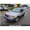 Image 2 : DUNCAN - 2003 SUBARU FORESTER, SILVER, 192526 KMS, ALL WHEEL DRIVE. - J760366