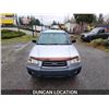 Image 4 : DUNCAN - 2003 SUBARU FORESTER, SILVER, 192526 KMS, ALL WHEEL DRIVE. - J760366