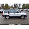 Image 8 : DUNCAN - 2003 SUBARU FORESTER, SILVER, 192526 KMS, ALL WHEEL DRIVE. - J760366