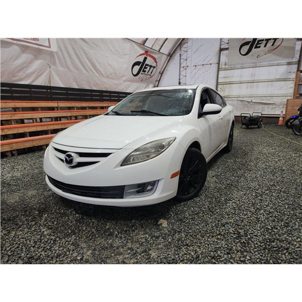 PARKSVILLE - 2010 MAZDA 6, WHITE, 212752 KMS, FRONT WHEEL DRIVE. - BM07682