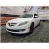 Image 2 : PARKSVILLE - 2010 MAZDA 6, WHITE, 212752 KMS, FRONT WHEEL DRIVE. - BM07682