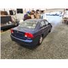 Image 16 : PARKSVILLE - 2005 HONDA CIVIC, BLUE, 179174 KMS, FRONT WHEEL DRIVE. - B007603