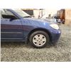 Image 25 : PARKSVILLE - 2005 HONDA CIVIC, BLUE, 179174 KMS, FRONT WHEEL DRIVE. - B007603